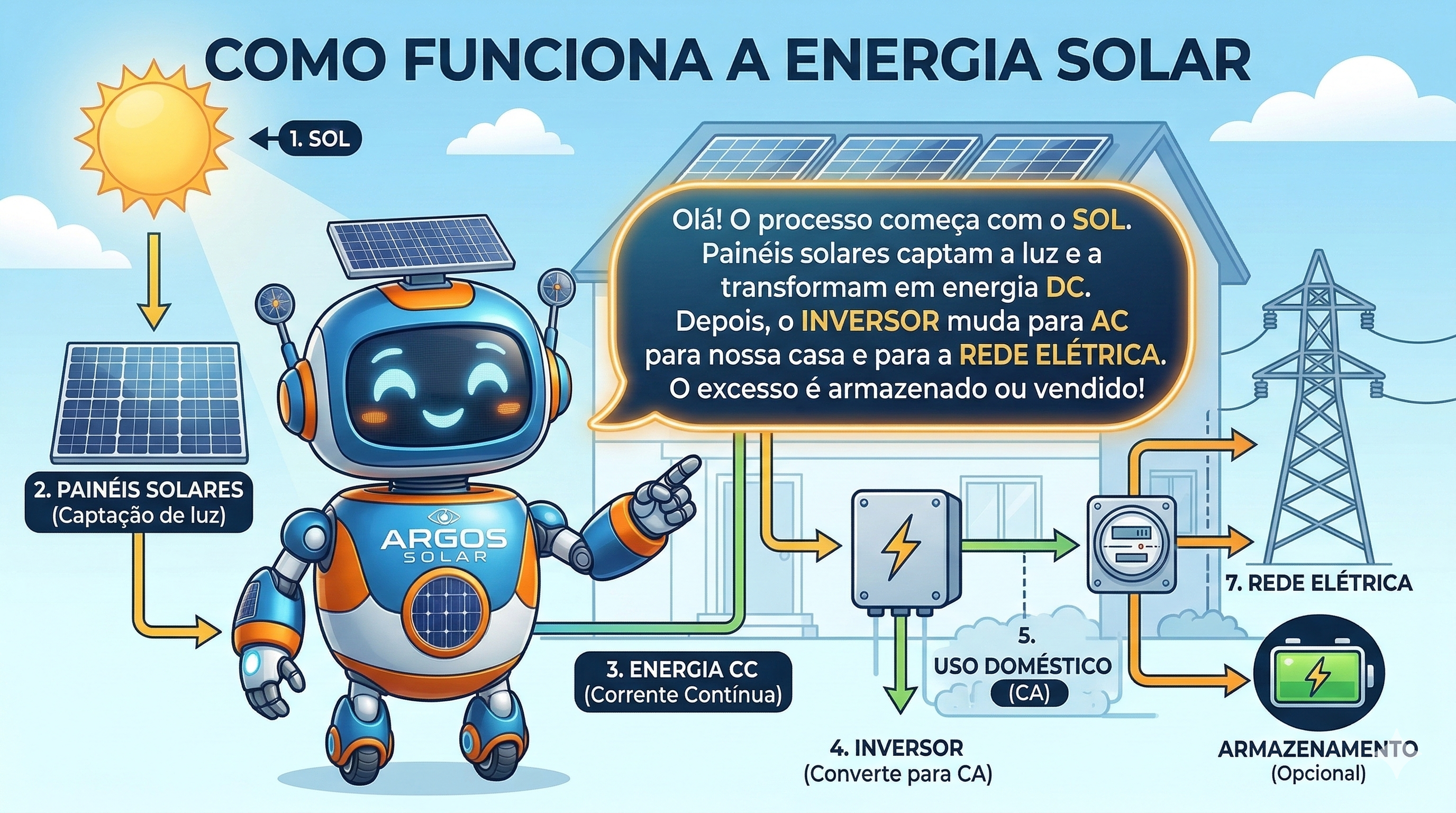 Como Funciona Energia Solar Argos